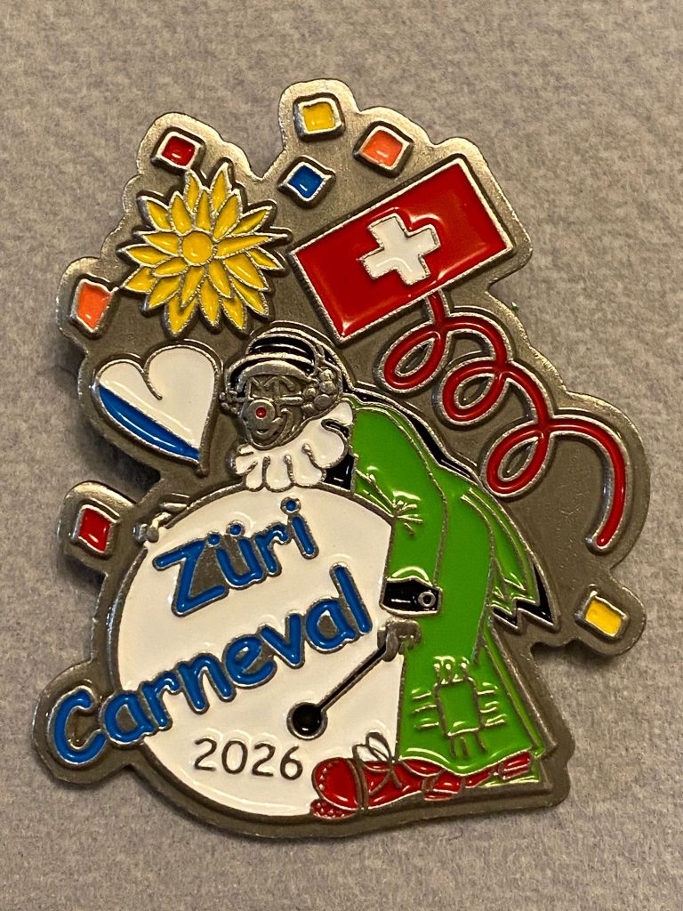 Die Plakette Züri-Carneval 2026!
